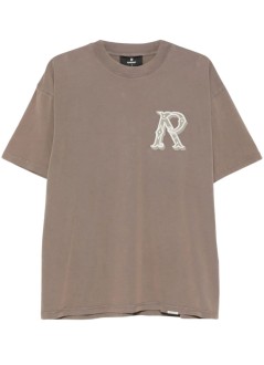 represent camiseta hombre western initial t-shirt - mlm100595 dusty brown