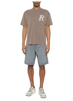 represent camiseta hombre western initial t-shirt - mlm100595 dusty brown