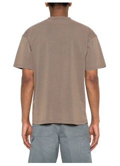 represent camiseta hombre western initial t-shirt - mlm100595 dusty brown