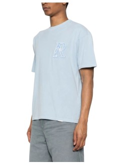 represent camiseta hombre western initial t-shirt - mlm100595 mountain bluebird