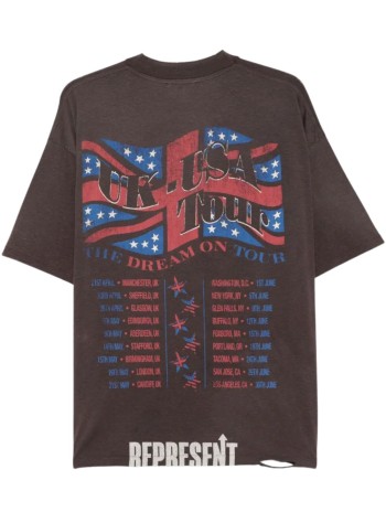 represent t-shirt mandream on tour t-shirt - mlm100593 sun fade grey 2