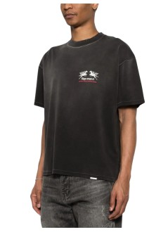 represent t-shirt man24 hour service t-shirt - mlm100768 stained black