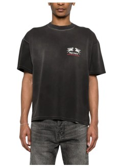represent t-shirt man24 hour service t-shirt - mlm100768 stained black