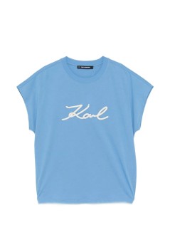 karl lagerfeld top mujer rope logo t-shirt - b2w17020 349