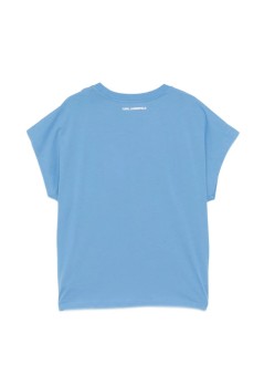 karl lagerfeld top mujer rope logo t-shirt - b2w17020 349