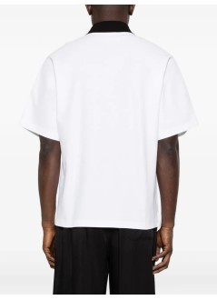 lanvin punto hombre piqué jersey contrast collar polo - rmpl0007j042p26 221