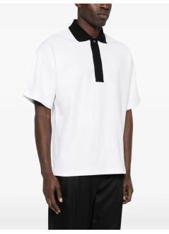 lanvin punto hombre piqué jersey contrast collar polo - rmpl0007j042p26 221