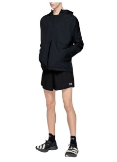 y3 outerwear manm run jacket rc - kf6198 black