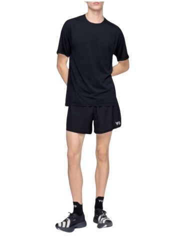 y3 camiseta hombre m run ss tee rc - kf6197 black 2
