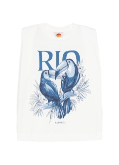 farm rio top mujer toucan rio shoulder pads tank top - 349809 l0025