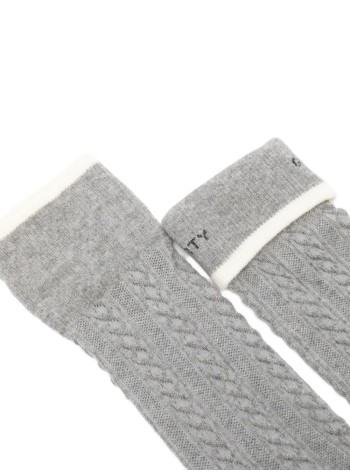 golden goose socks mansocks high rib/braid/ jacquard logo - gup02373p002429 60671 2