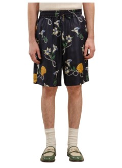 drôle de monsieur pantalon corto hombre short soie shell - kbs158se023ny navy