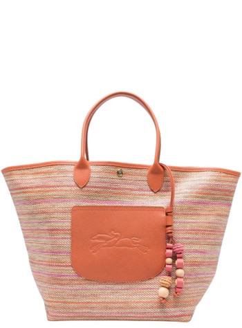 longchamp handbag womanle panier pliage rainbow - sac porté épaule - 10308hjc m36