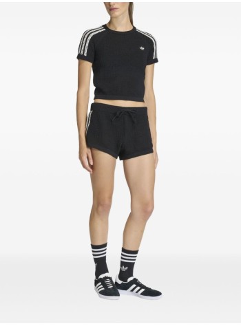 adidas originals top womancrochet tee - kc6481 black 2