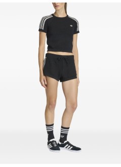 adidas originals top womancrochet tee - kc6481 black