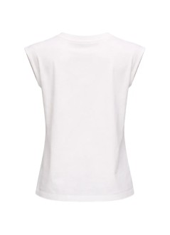 karl lagerfeld top womansignature hem tank top - b2w17018 100