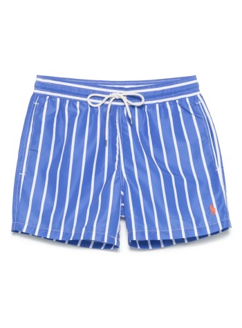 polo ralph lauren trunk manslftraveler-mid-trunk - 710975405002 blue vertical wide stripe