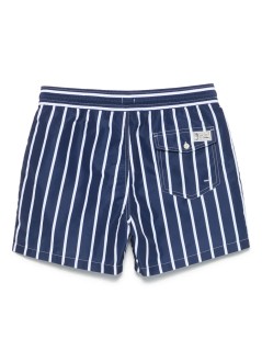polo ralph lauren trunk manslftraveler-mid-trunk - 710975405001 navy vertical wide stripe