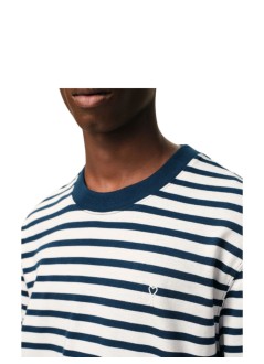 ami t-shirt manquota -short sleeves boxy fit mariniere teeshirt with ami d - uts374je0210 a044