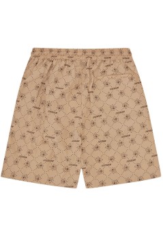 icecream bermuda hombre monogram running dog swim shorts - ic26173 brown