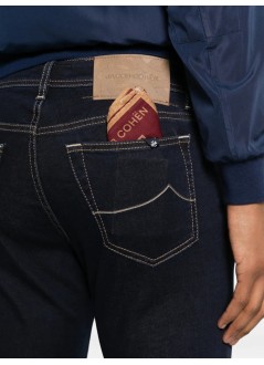 jacob cohen denim manpant 5 pkt slim fit bard - jumqe004057p0021r2 100d