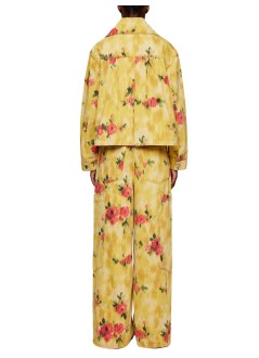 ganni outerwear mujer print denim jacket - a1010201 zz2