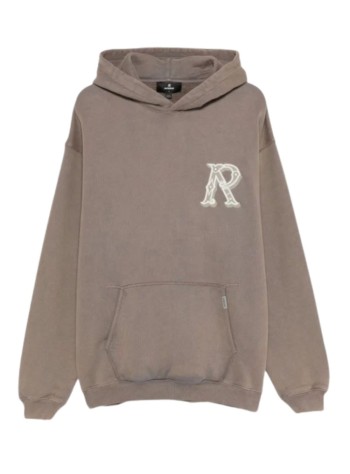 represent sweater manwestern initial hoodie - mlm100619 dusty brown