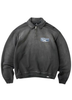 represent sudadera hombre nothing faster quarter zip sweatshirt - mlm100617 stained black