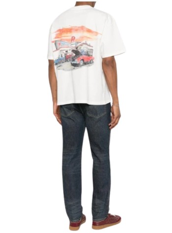 represent t-shirt man24 hour service t-shirt - mlm100768 flat white 2