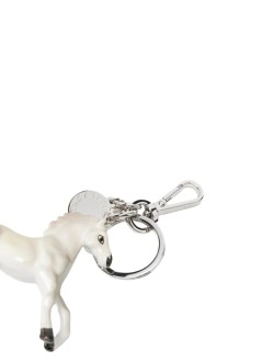 stella mccartney llaveros unisex horse charm 3d printed horse - 7v0145wp0672 9000