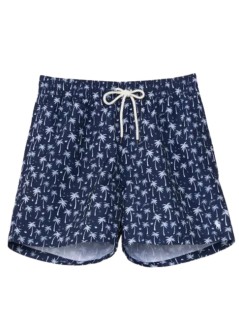 polo ralph lauren trunk manwoven-trunk-swim bottom - 710b13661001 blue polo palms