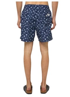 polo ralph lauren trunk manwoven-trunk-swim bottom - 710b13661001 blue polo palms