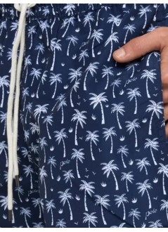 polo ralph lauren trunk manwoven-trunk-swim bottom - 710b13661001 blue polo palms