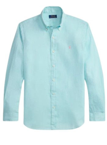 polo ralph lauren camiseria hombre cubdppcs-long sleeve-sport shirt - 710966294510 new aqua