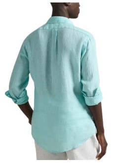 polo ralph lauren camiseria hombre cubdppcs-long sleeve-sport shirt - 710966294510 new aqua