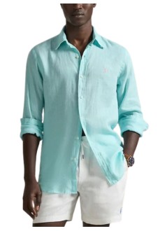 polo ralph lauren camiseria hombre cubdppcs-long sleeve-sport shirt - 710966294510 new aqua