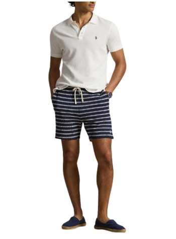 polo ralph lauren pantalon corto hombre knit-shorts - 710b14506002 newport navy pale cream 2