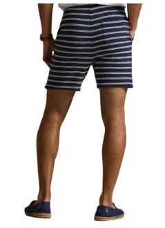 polo ralph lauren pantalon corto hombre knit-shorts - 710b14506002 newport navy pale cream