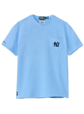 polo ralph lauren t-shirt manknit-t-shirt - 710b14475001 blue lagoon