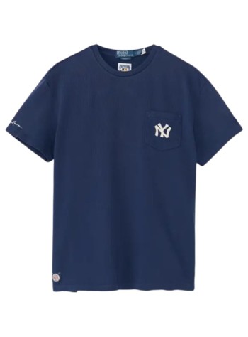 polo ralph lauren t-shirt manknit-t-shirt - 710b14475004 dark cobalt