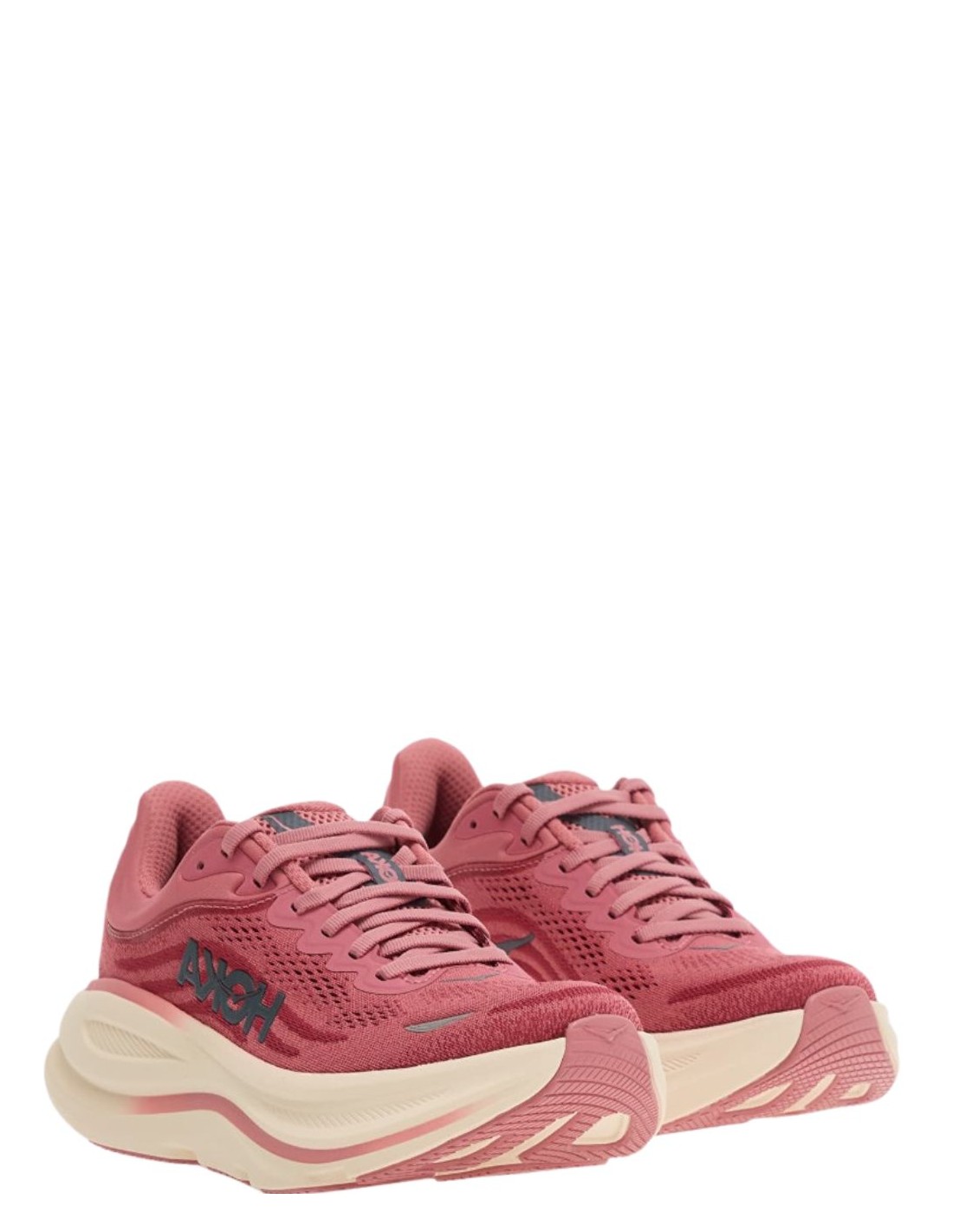 hoka one one sneaker mujer bondi 9 - 1162012 lingonberry cranberry ...