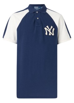 polo ralph lauren polo manknit-polo - 710b14466001 dark cobalt deckwash
