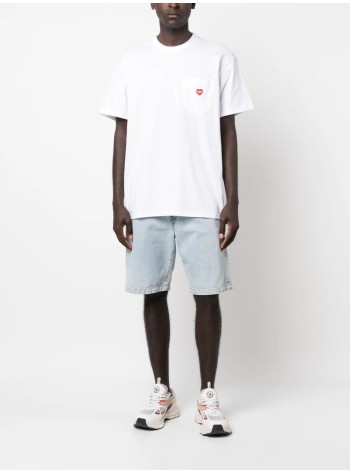 carhartt camiseta hombre s/s pocket heart t-shirt organic cotton single jersey - i032128 1wzxx 2
