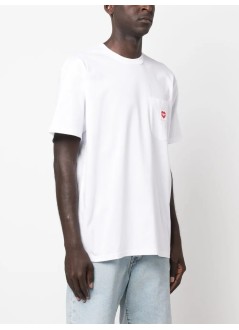 carhartt t-shirt mans/s pocket heart t-shirt organic cotton single jersey - i032128 1wzxx