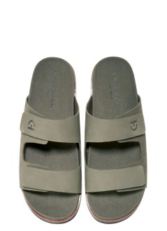 cole haan sandal manmodern classics resort sandals - c42901 dusty olive nubuck black