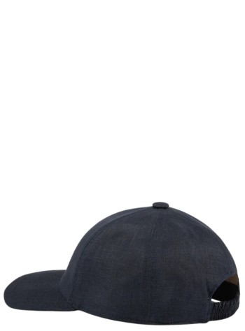 aurélien cap mancap linen - 020250701060000 navy 2