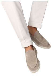 aurélien casual manyacht loafer - 060231305010008 light grey