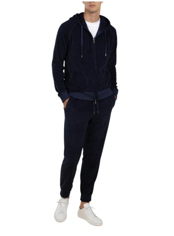 aurélien sudadera hombre terry zipper vest - 020250902080004 navy 2
