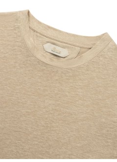 aurélien t-shirt manlinen city t-shirt - 020230902060002 beige