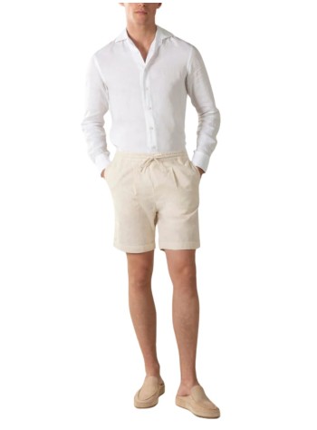 aurélien short pant manlinen seaside shorts - 020250903060000 ivory 2